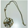 Image 3 : Mid Century Scandinavian Brutalist Bronze Pendant Necklace