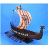 Image 2 : Wooden Viking Drakkar Ship Model