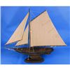 Image 2 : Rustic Newport Sloop Model Sailboat