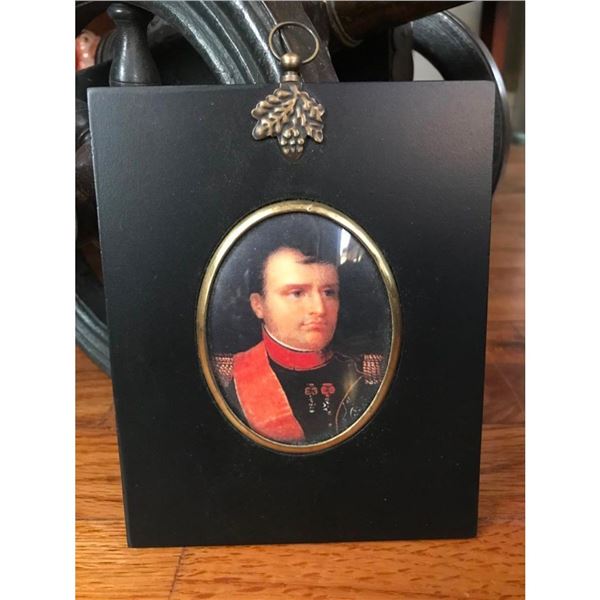 Vintage Napoleon Framed Portrait