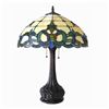 Image 2 : Victorian Stained Art Glass Table Lamp