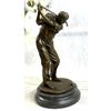 Image 1 : Golf Club, Golfing Bronze Trophy Sculpture