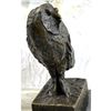 Image 5 : Brutalist Style Bronze Owl Sculpture