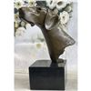 Image 1 : Weimaraner Hunting Dog Bronze Sculpture