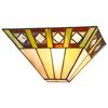 Image 1 : Mission Style Stained Art Glass Sconce