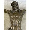 Image 3 : Large Size Bronze Wall Crucifix, Jesus on Cross