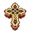 Image 2 : Russian Jeweled Cross Rosary Trinket Jewel Box