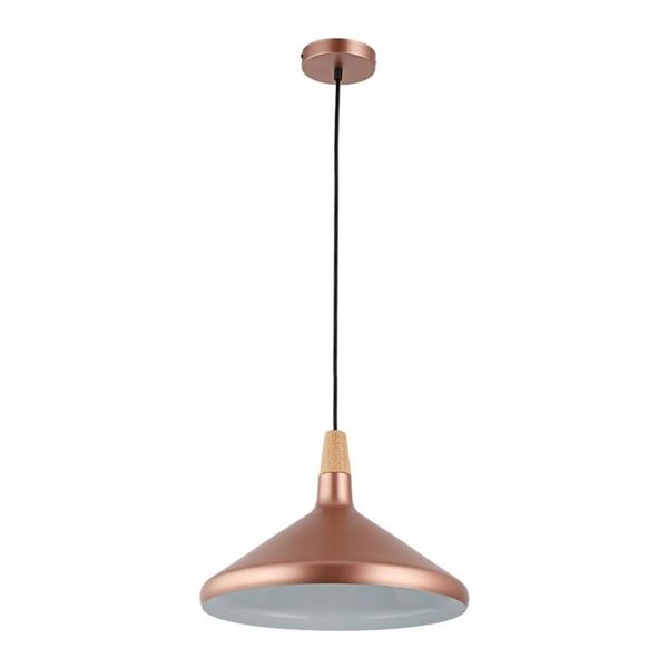 Mid Century Modern Style Rose Gold Pendant Light
