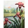 Image 1 : 1920's Iris Color Lithograph Print