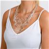 Image 2 : Silver Tangled Wire Statement Necklace