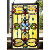 Image 1 : Victorian Style Stained Art Glass Window Panel