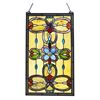 Image 2 : Victorian Style Stained Art Glass Window Panel