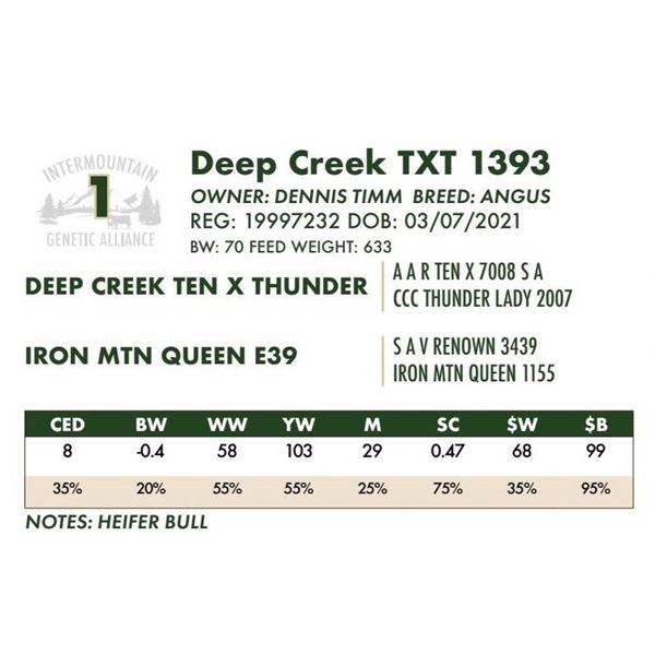 Deep Creek TXT 1393