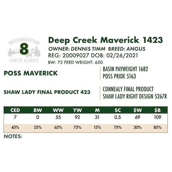 Deep Creek Maverick 1423