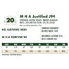 Image 1 : M H A Justified J94