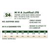 Image 1 : M H A Justified J70