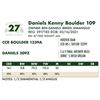 Image 1 : Daniels Kenny Boulder 109