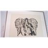 Image 2 : Framed Etching 6/24 - Buffalo Wood Spirit - (1978 Elyse St George) - 17x23 (image size)
