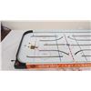 Image 2 : late 1970's table hockey game - has nets, pucks, all Tor + Mon players - for repair or spare parts