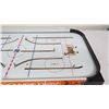 Image 3 : late 1970's table hockey game - has nets, pucks, all Tor + Mon players - for repair or spare parts