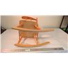 Image 6 : Childs wood rocking chair