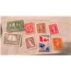 Image 3 : lot of canadian stamps + wood token