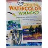 Image 2 : Watercolor Workshop Book + Solar Animal Repeller (appears new in box)