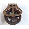 Image 3 : Vintage Metal + Wood Pulleys