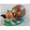 Image 2 : Ceramic pumpkin mushroom ornament - etched "Barb 77"