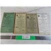 Image 1 : (4) CP Rail Passenger Tariff booklets, 1942,52,58,59