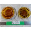 Image 1 : Best Western amber glass ashtrays