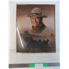 Image 1 : Framed John Wayne western picture - 20x16