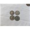 Image 5 : 1892 US Indian Head Penny + (1936 US Dime+Nickel) and variety of vintage US currency
