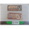Image 1 : (2) 1954+1974 - $2 Canadian Bills