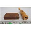 Image 4 : Claro cigar box + wooden item
