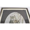 Image 3 : Framed Owl picture by Gail Adams - 18x22