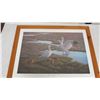 Image 2 : Ducks Unlimited framed picture by Nancy Howe - 30x22 "Summer above the 60th parallel" #'d/5500