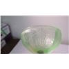 Image 4 : (6) Green glass items