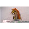 Image 4 : Art Glass seahorse - 8.5" tall