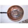 Image 2 : Copper Ladle and fold up step stool