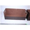 Image 2 : Leather back storage boxes