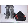 Image 1 : motorbike equipment pants,boots size (M14)