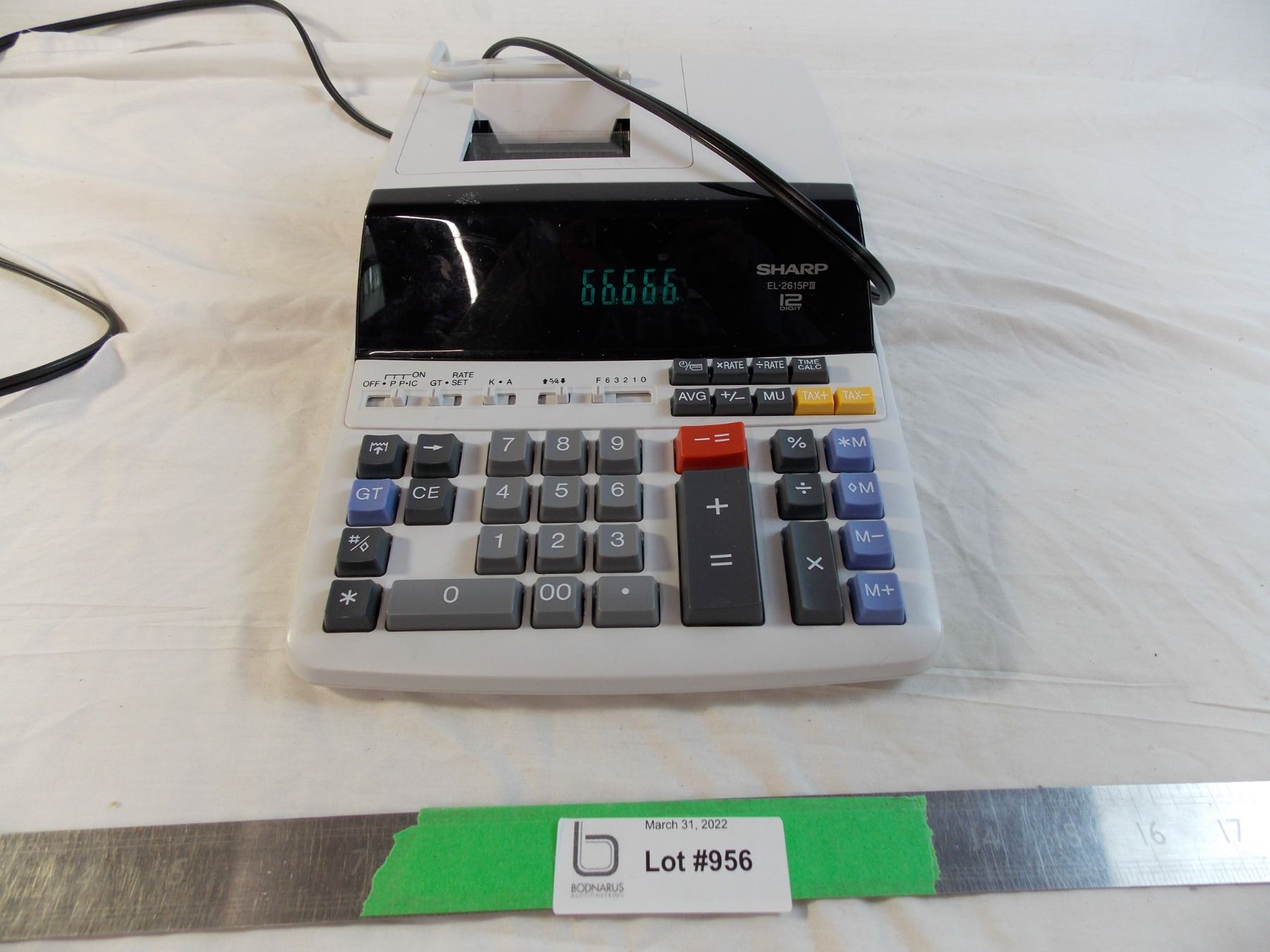 Adding Machine Digital adding machine - digital. working - no paper