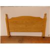 Image 1 : *Wooden Headboard (1 castor wheel damaged) - 62" long