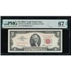 Image 1 : 1963A $2 Legal Tender Note PMG 67EPQ