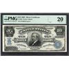1908 $10 Tombstone Silver Certificate PMG 20