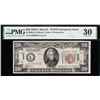 1934A $20 Hawaii FRN PMG 30