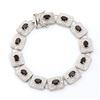 Image 1 : Plated Rhodium 5.05ctw Brown Garnet Bracelet