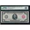 1914 $20 Red Seal New York FRN PMG 40
