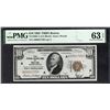1929 $10 Boston FRBN PMG 63EPQ